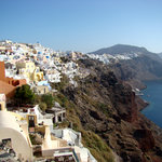 Santorini coast